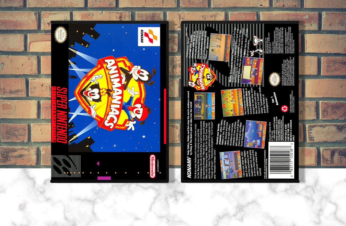 Animaniacs, Case Color: DARK GREY (OEM DS CASE COLOR)