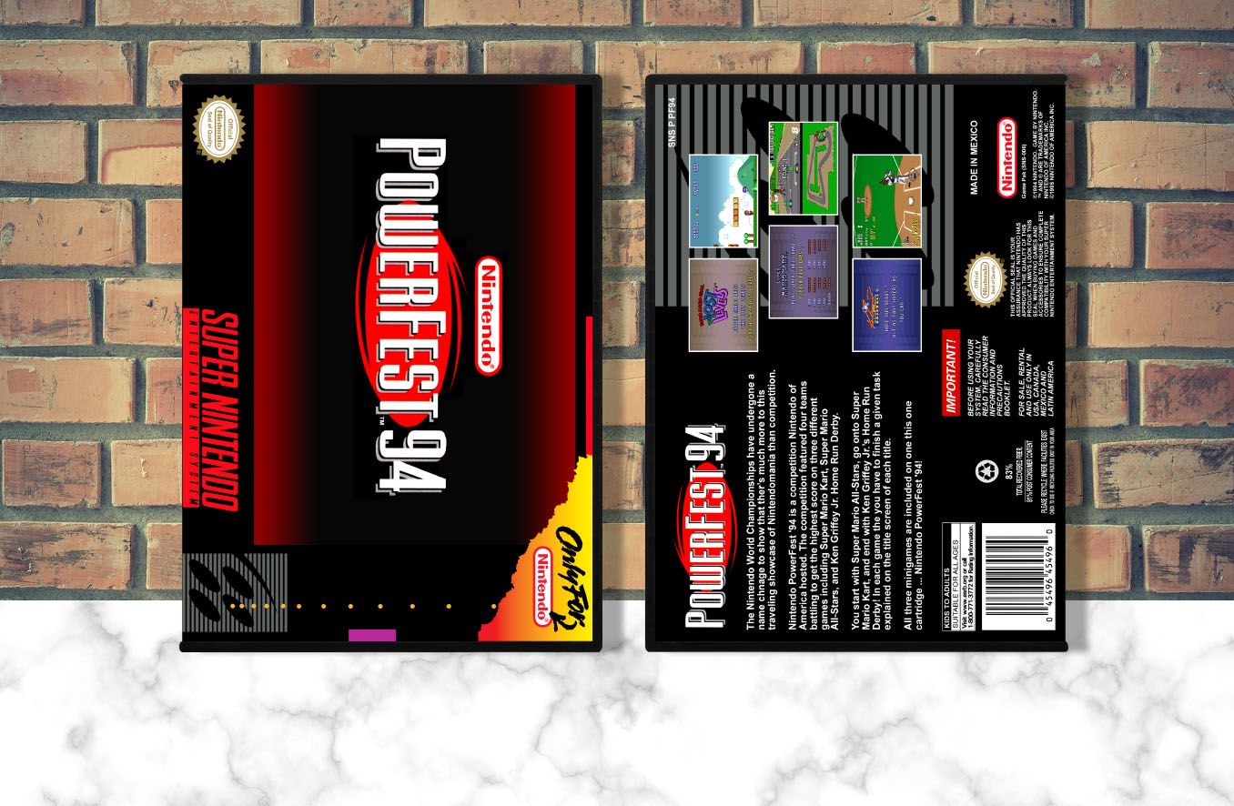 Powerfest &#39;94, Case Color: DARK GREY (OEM DS CASE COLOR)