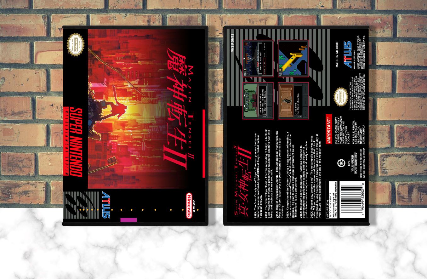 Shin Megami Tensei II, Case Color: DARK GREY (OEM DS CASE COLOR)