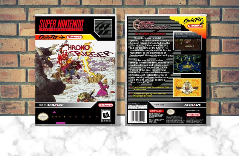 Chrono Trigger, Case Color: CLEAR (Transparent)