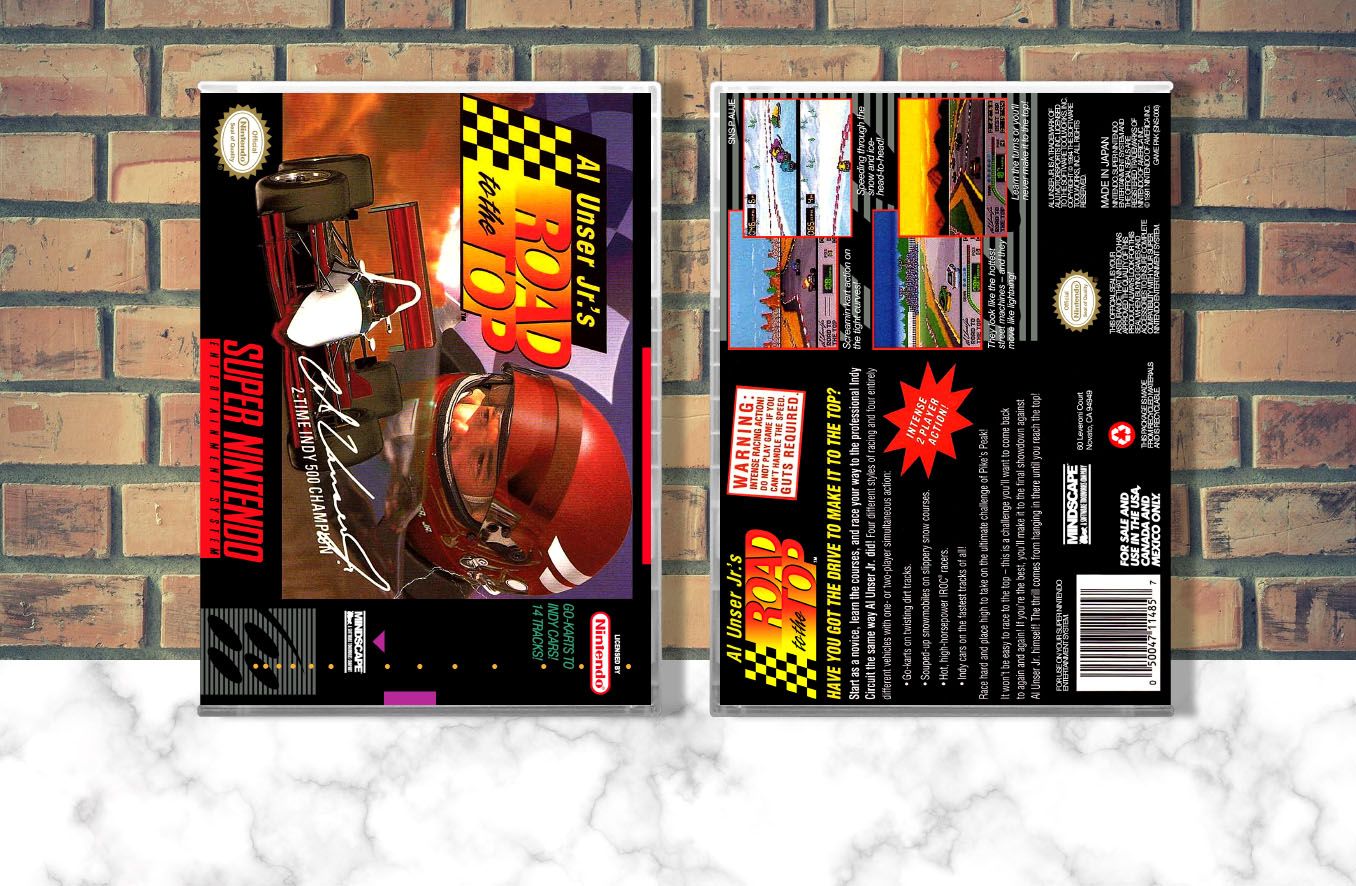 Al Unser Jr.&#39;s Road to the Top, Case Color: CLEAR (Transparent)