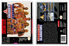 American Gladiators - SNES Video Game Case