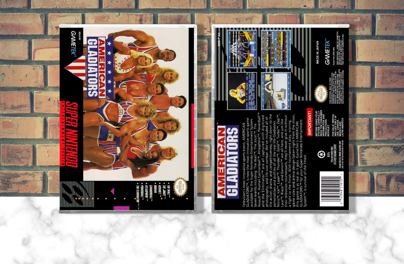 American Gladiators, Case Color: CLEAR (Transparent)