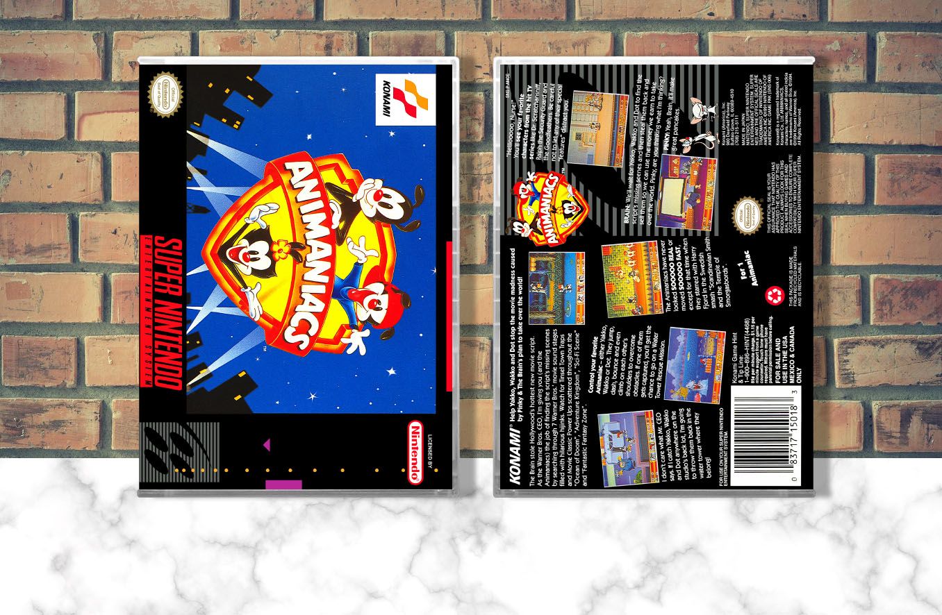 Animaniacs, Case Color: CLEAR (Transparent)