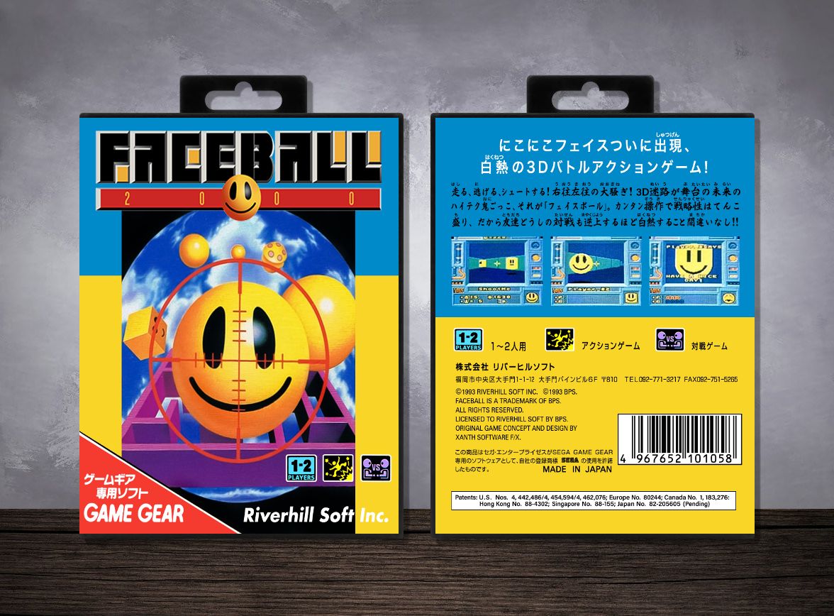 Faceball 2000, Case Color: Black