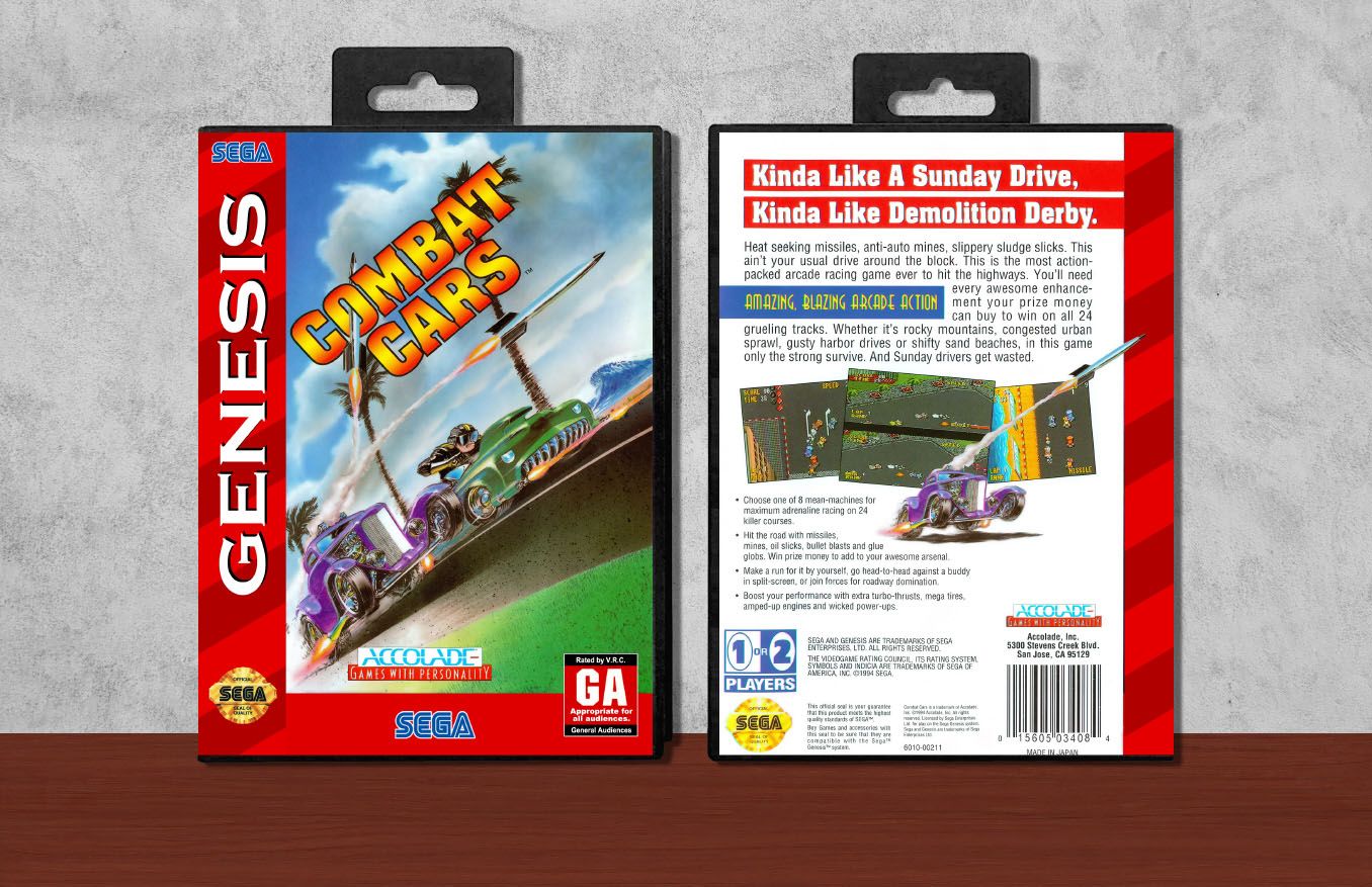 Combat Cars, Case Color: Black