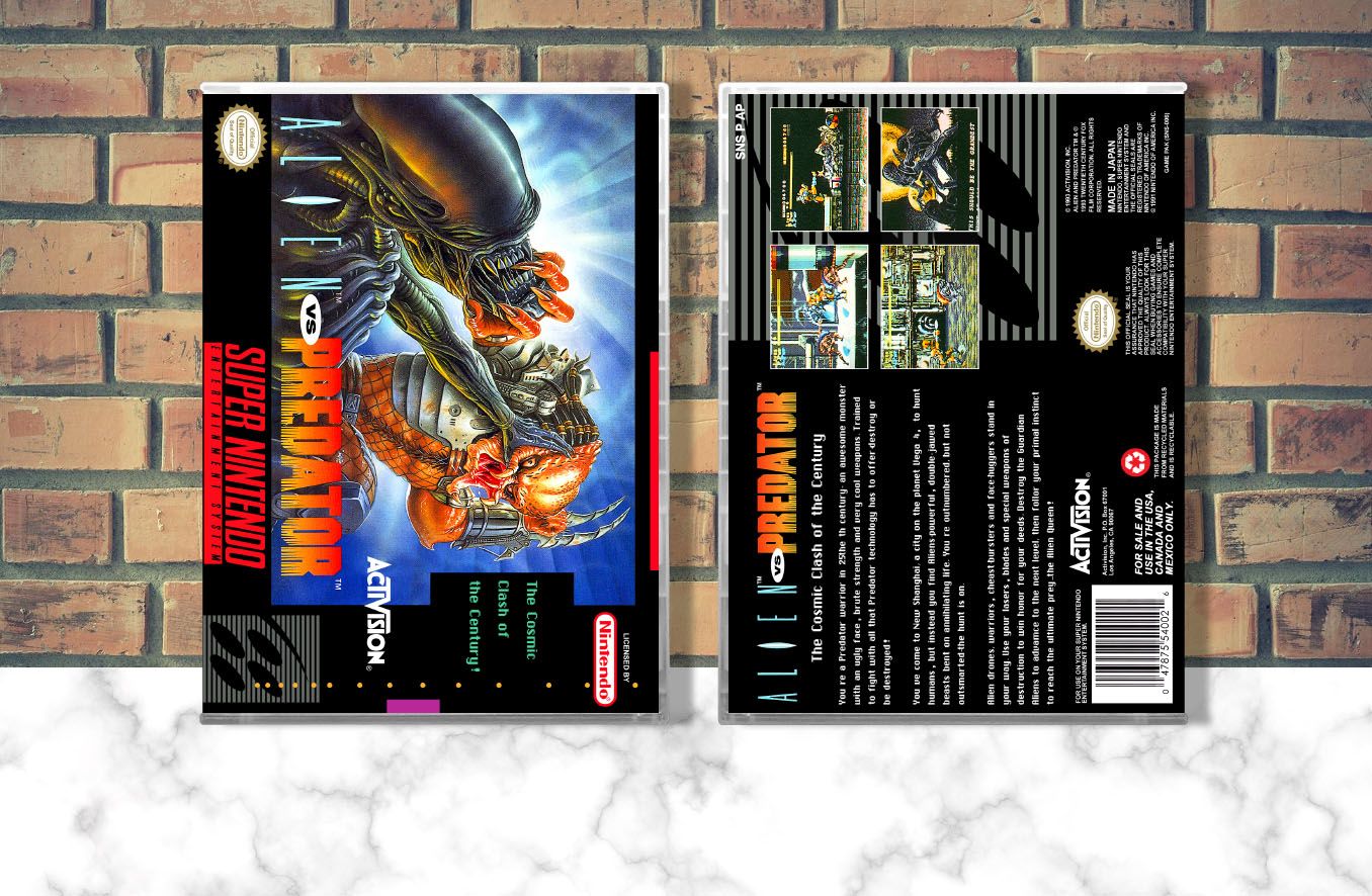 Alien vs Predator, Case Color: CLEAR (Transparent)