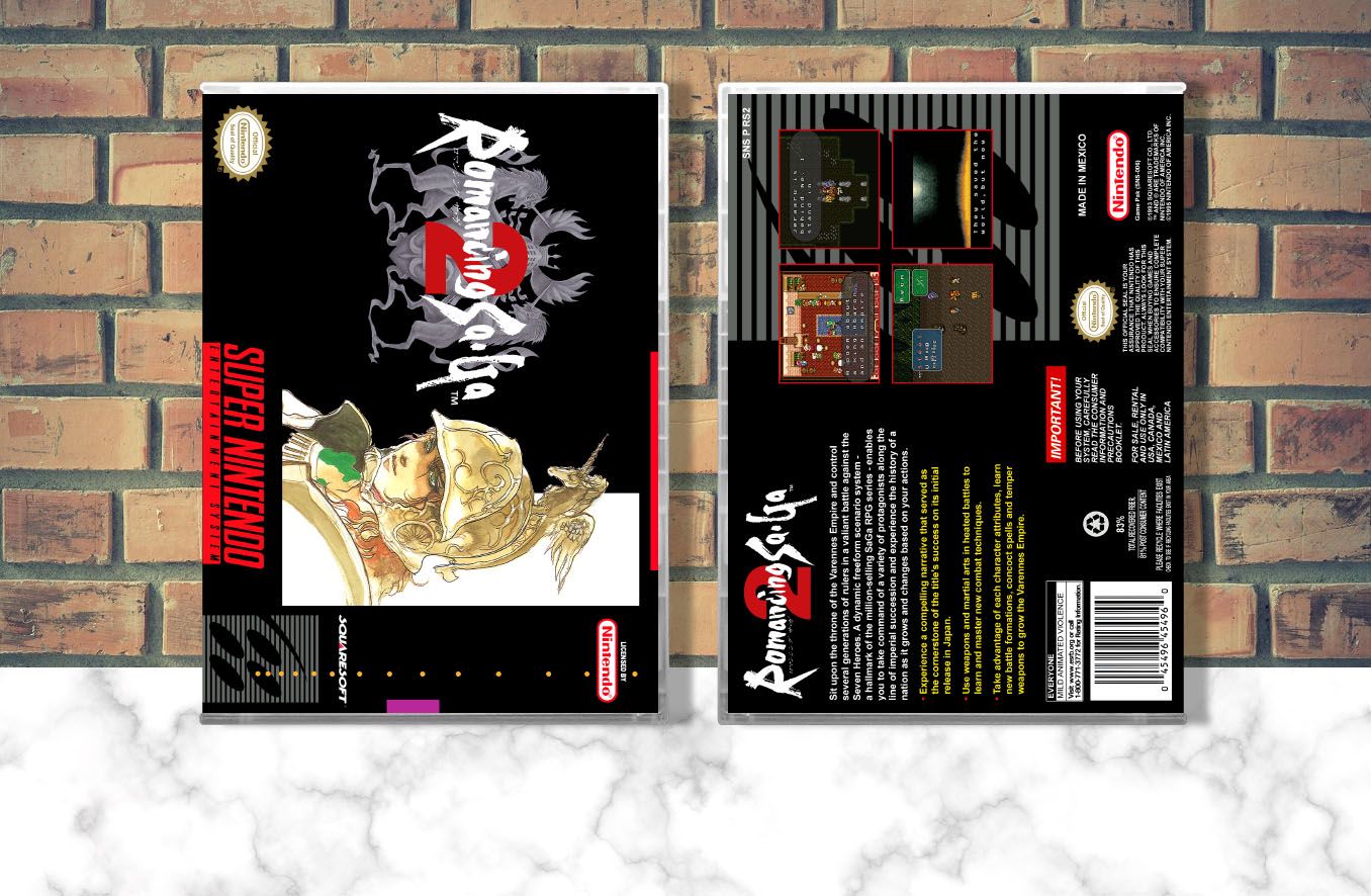 Romancing SaGa 2, Case Color: CLEAR (Transparent)