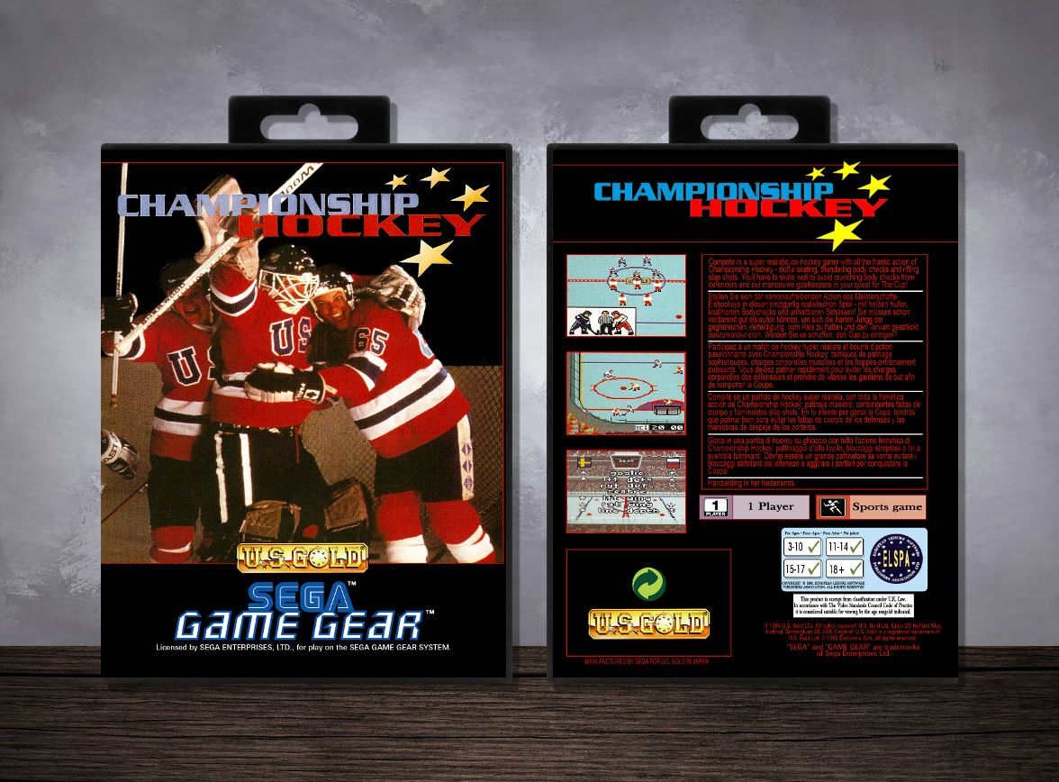 Championship Hockey, Case Color: Black