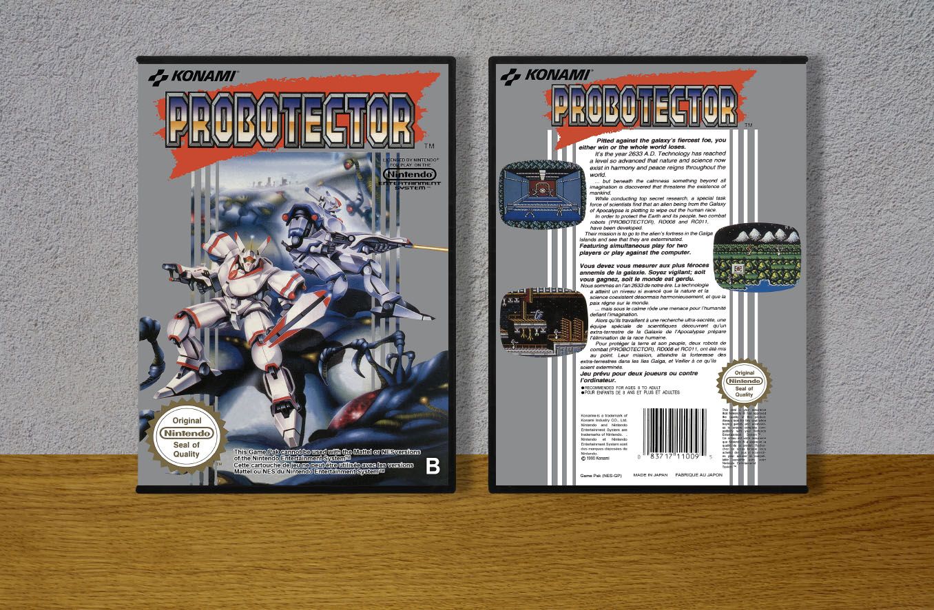 Probotector (PAL), Case Color: DARK GREY (OEM DS CASE COLOR)