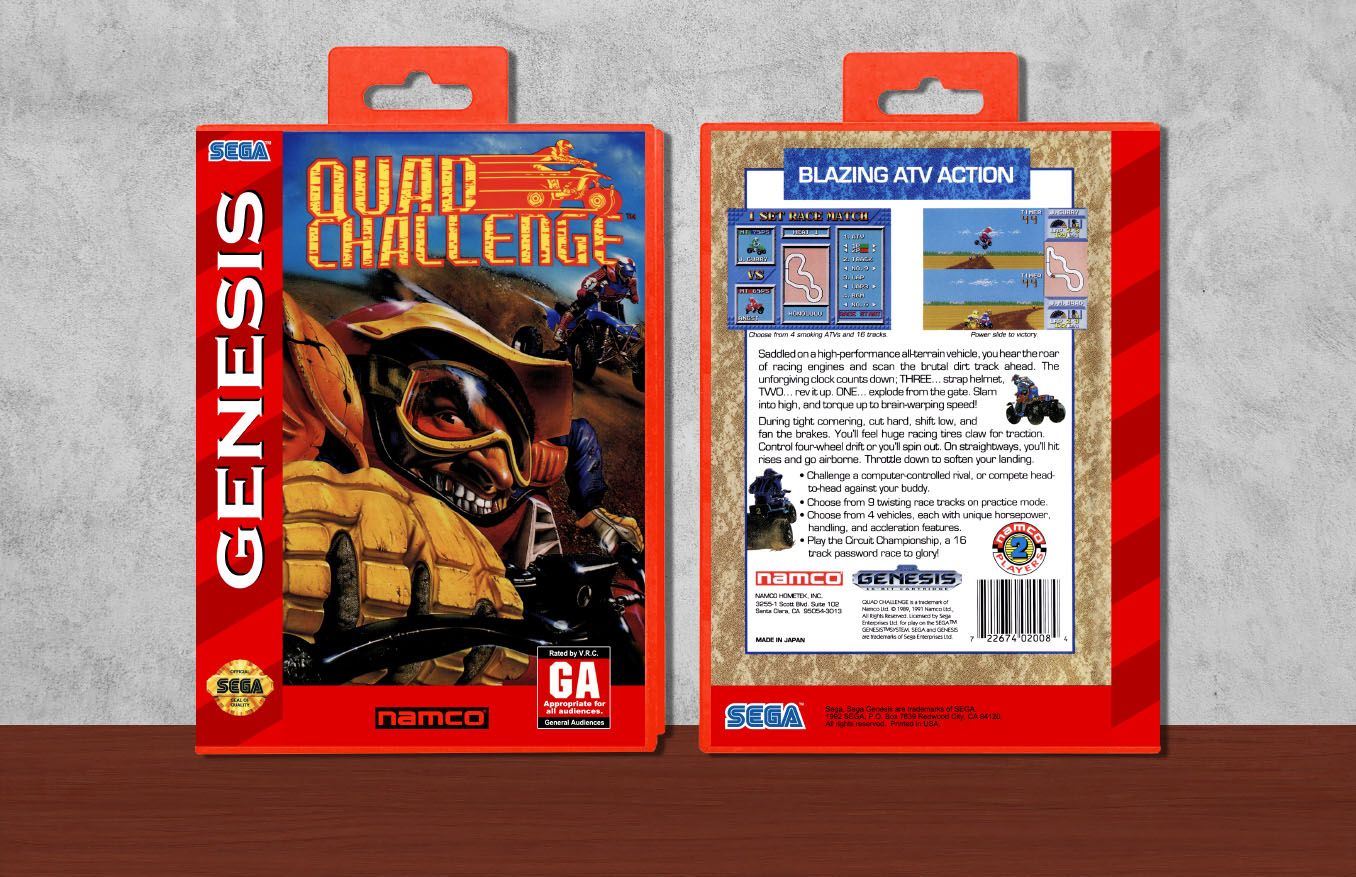 Quad Challenge, Case Color: Red