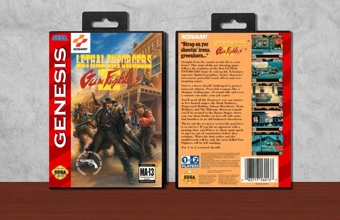 Lethal Enforcers II: Gunfighters, Case Color: Black