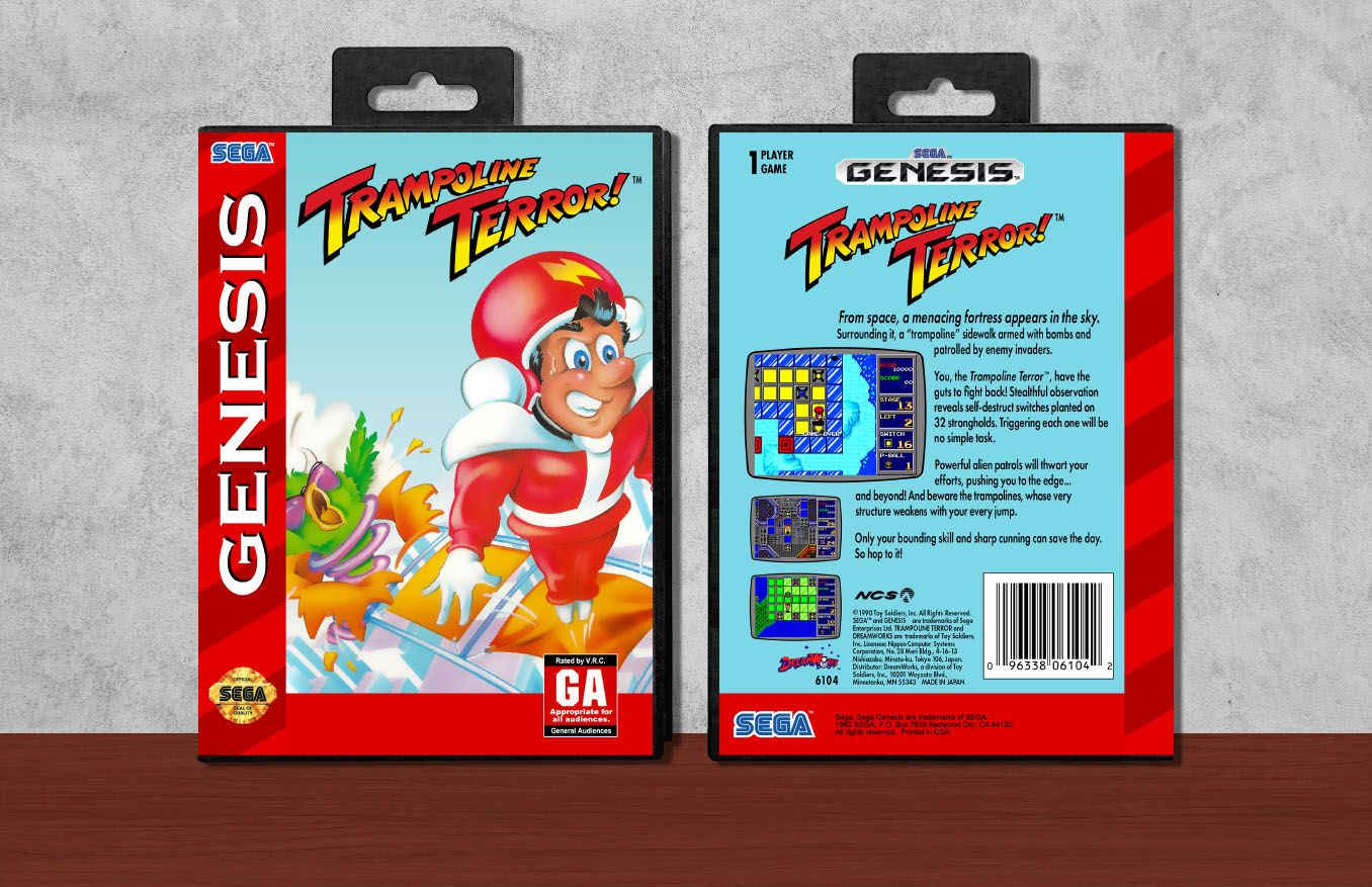 Trampoline Terror!, Case Color: Black