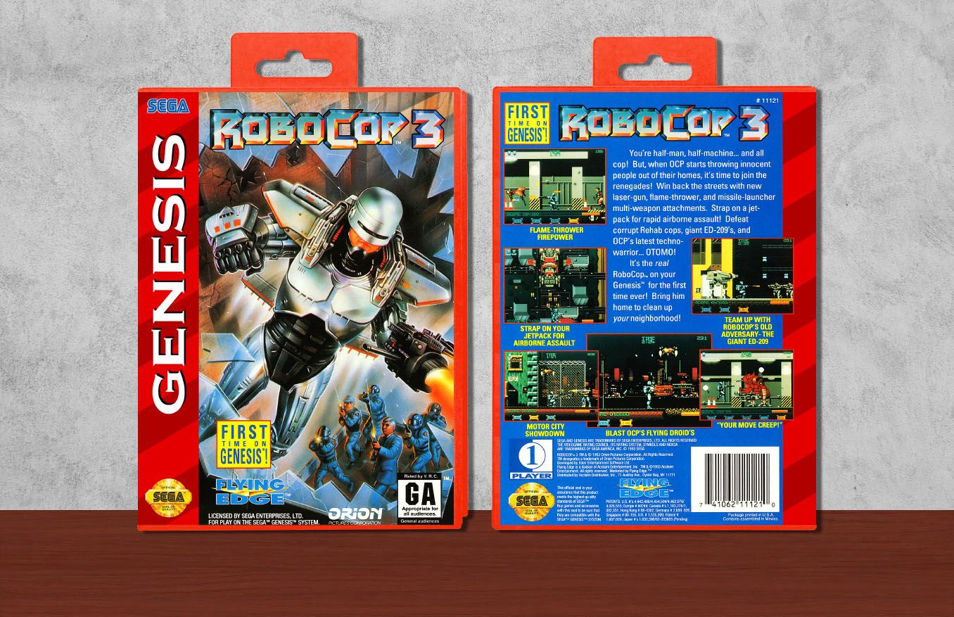RoboCop 3, Case Color: Red