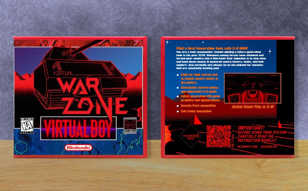 Virtual War Zone, Case Color: Red