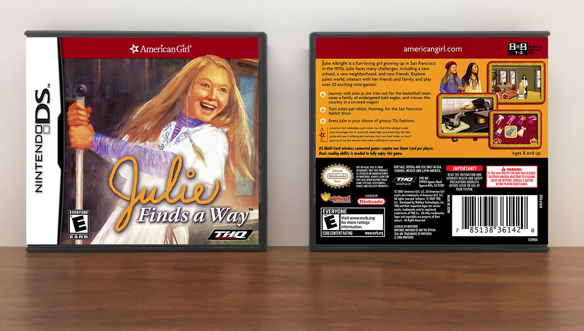 American Girl: Julie Finds a Way, Case Color: DARK GREY (OEM DS CASE COLOR)