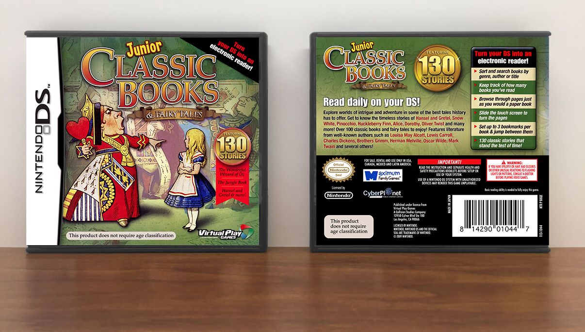 Junior Classic Books &amp; Fairy Tales, Case Color: DARK GREY (OEM DS CASE COLOR)