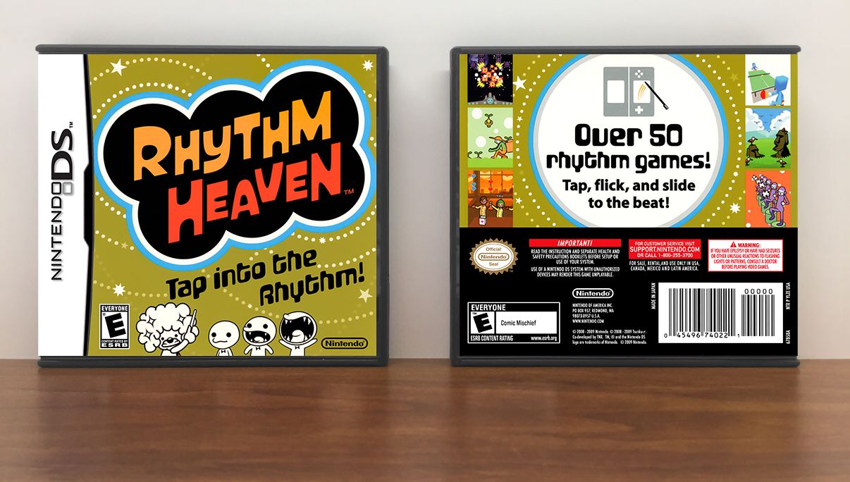 Rhythm Heaven, Case Color: DARK GREY (OEM DS CASE COLOR)