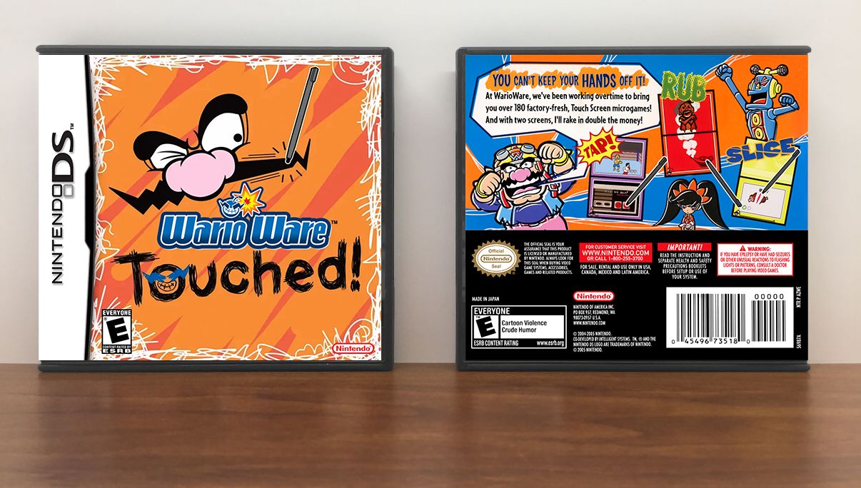 WarioWare: Touched!, Case Color: DARK GREY (OEM DS CASE COLOR)