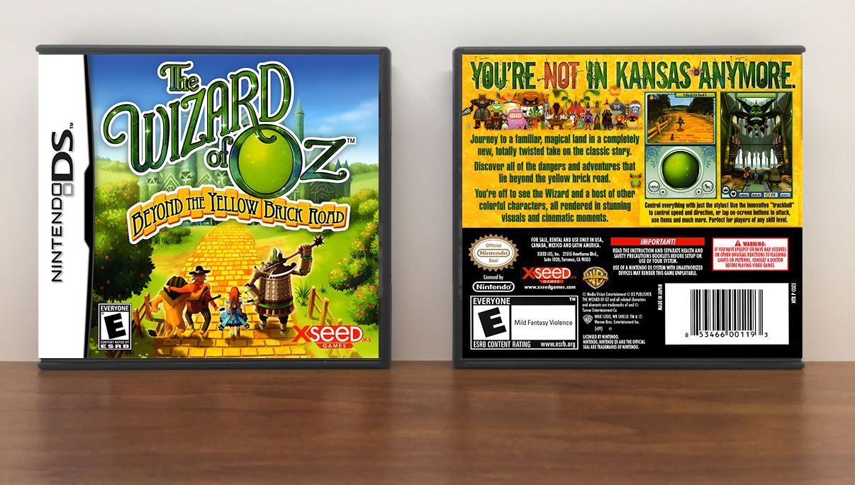 Wizard of Oz, The: Beyond the Yellow Brick Road, Case Color: DARK GREY (OEM DS CASE COLOR)