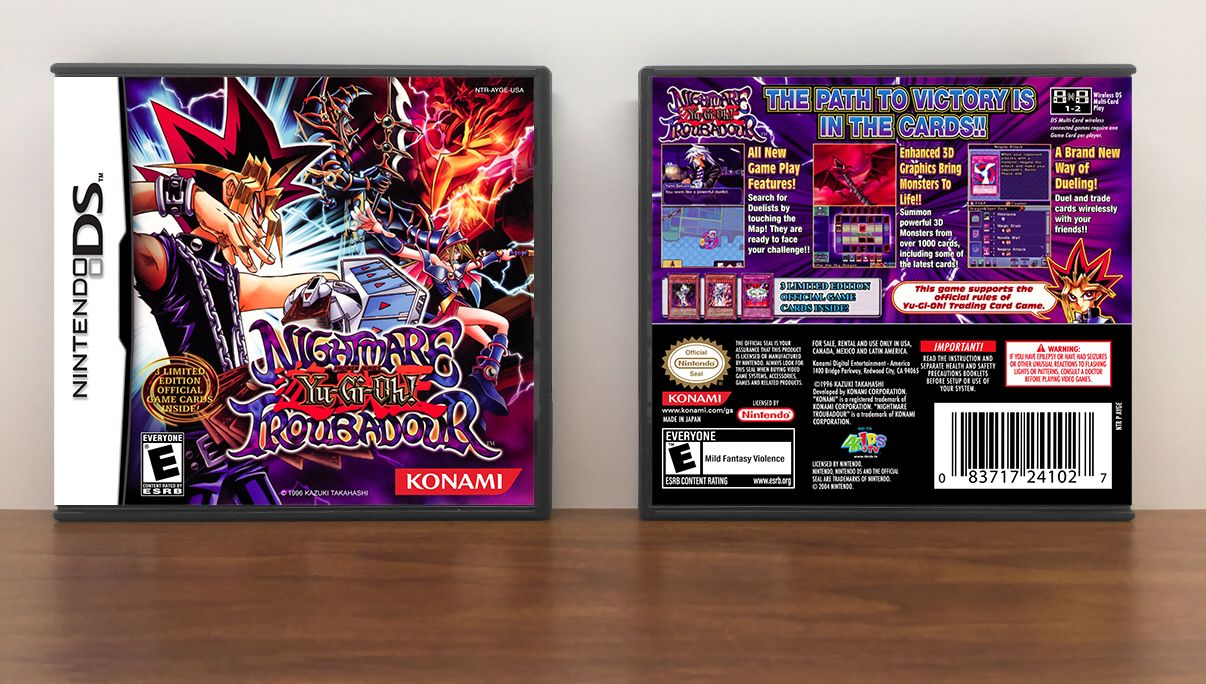 Yu-Gi-Oh! Nightmare Troubadour, Case Color: DARK GREY (OEM DS CASE COLOR)