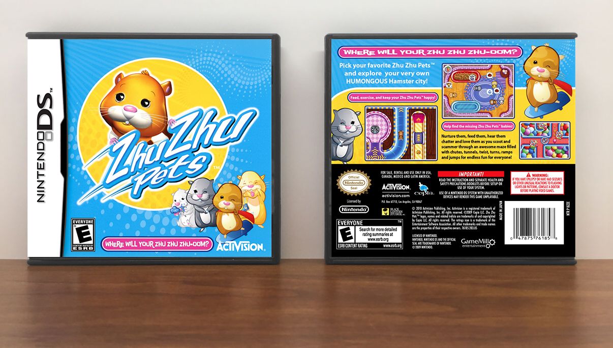 Zhu Zhu Pets, Case Color: DARK GREY (OEM DS CASE COLOR)