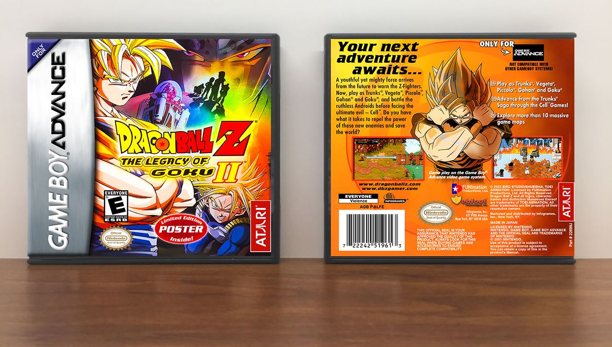 Dragon Ball Z: The Legacy of Goku II, Artwork Spine Color: Chrome