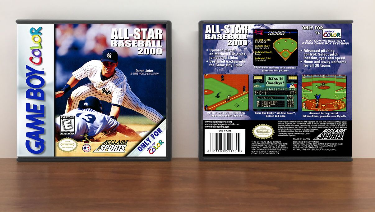 All-Star Baseball 2000, Artwork Spine Color: Chrome