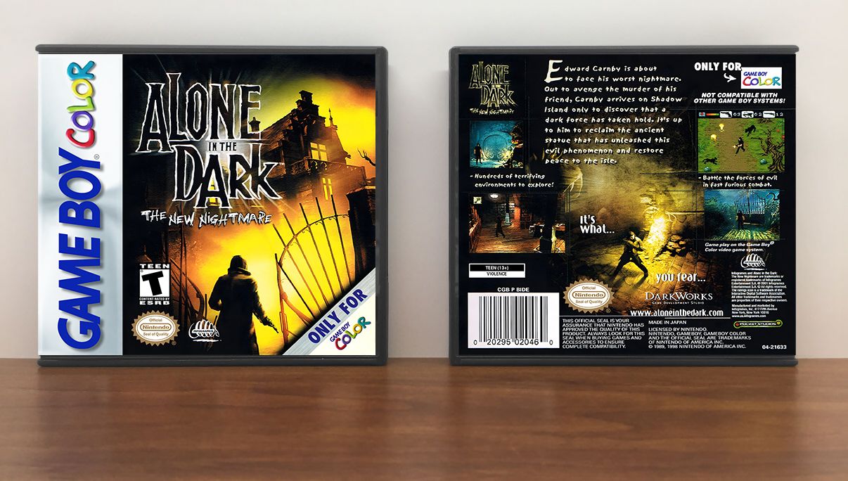 Alone in the Dark: The New Nightmare, Artwork Spine Color: Chrome