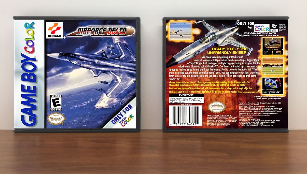 Airforce Delta, Artwork Spine Color: Chrome