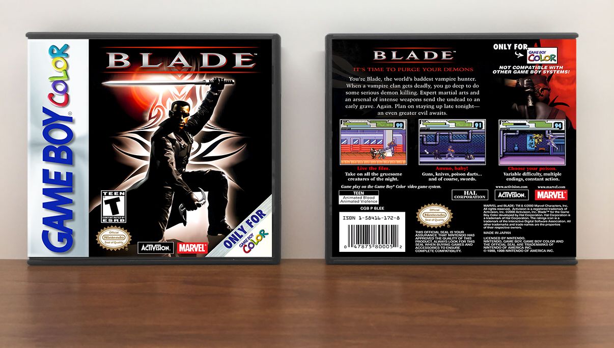 Blade, Artwork Spine Color: Chrome