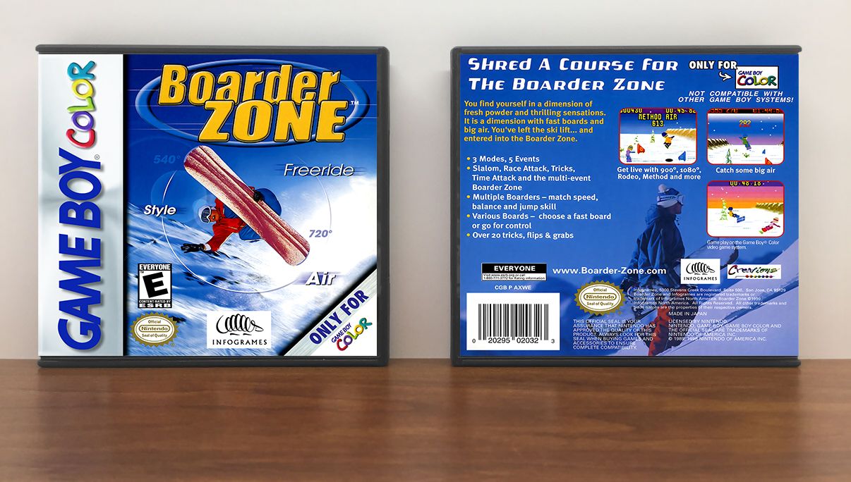 Boarder Zone, Artwork Spine Color: Chrome