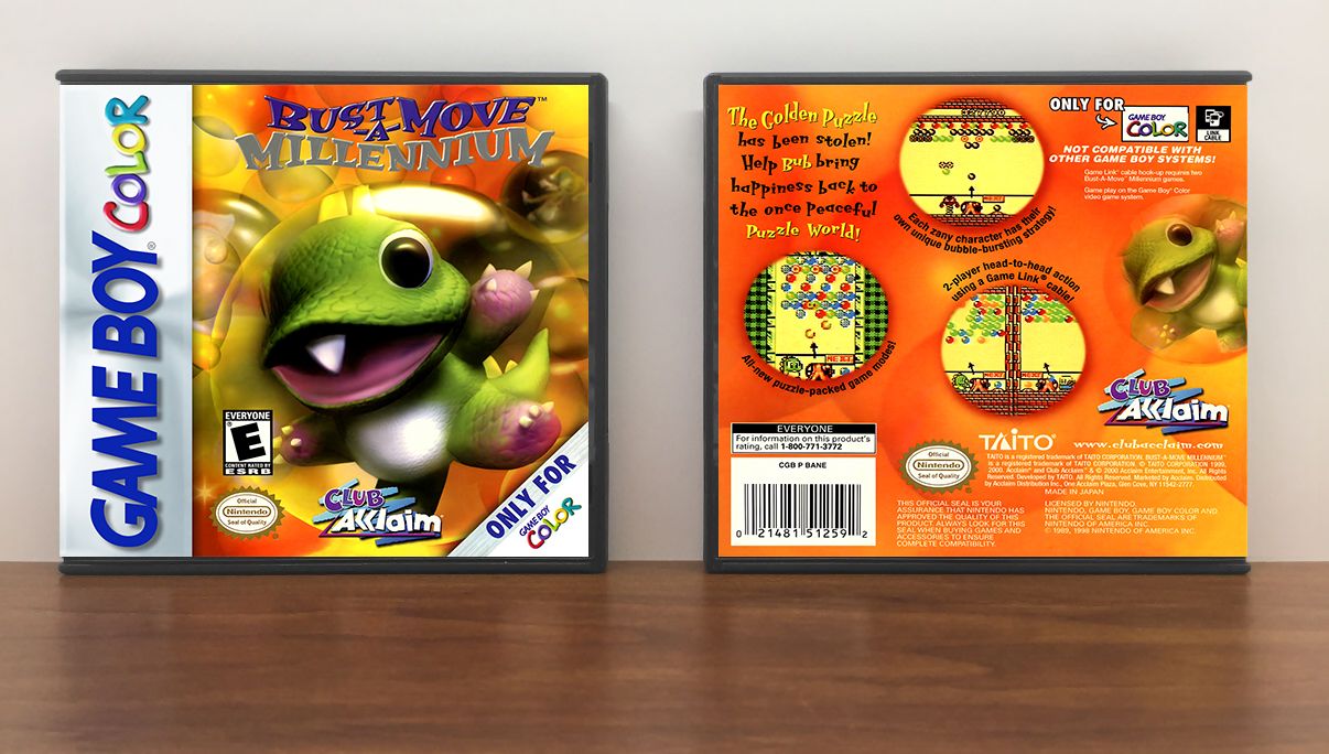 Bust A Move Millennium, Artwork Spine Color: Chrome