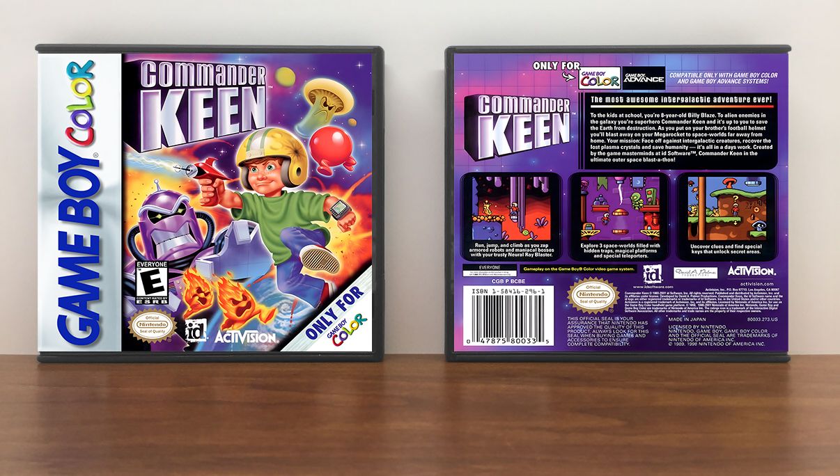 Commander Keen, Artwork Spine Color: Chrome