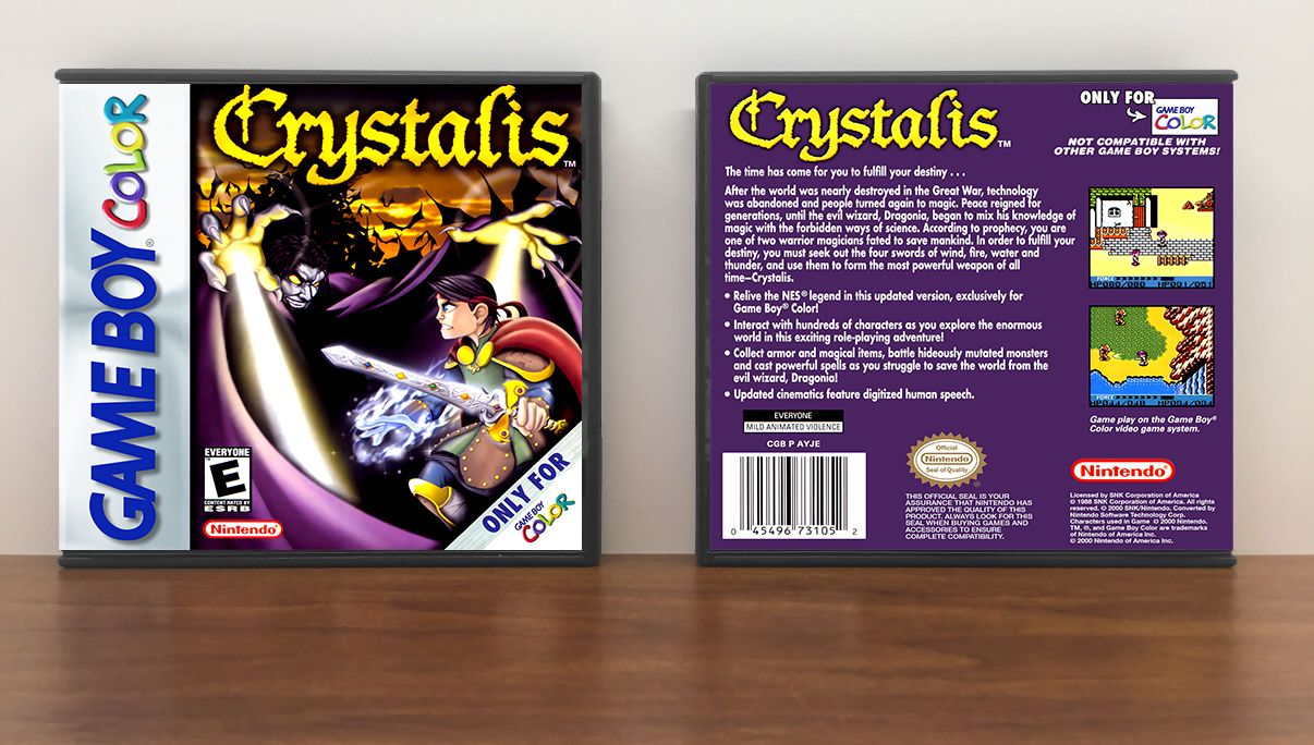 Crystalis, Artwork Spine Color: Chrome