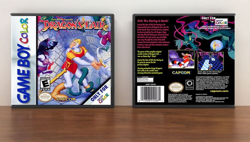 Dragon&#39;s Lair, Artwork Spine Color: Chrome