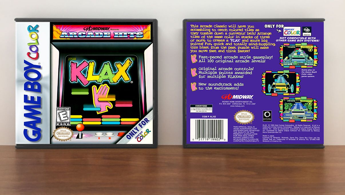 Klax, Artwork Spine Color: Chrome