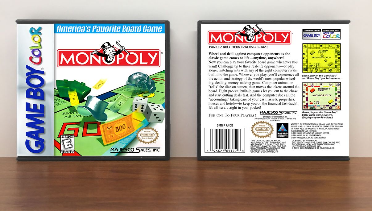 Monopoly, Artwork Spine Color: Chrome