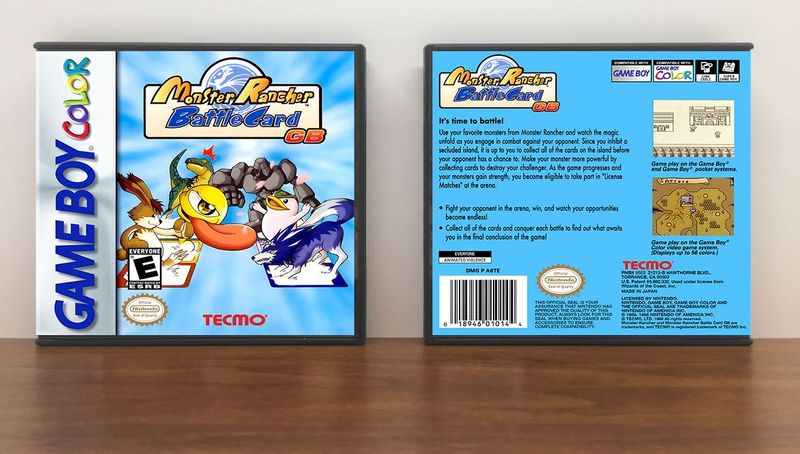 Monster Rancher Battle Card GB, Artwork Spine Color: Chrome