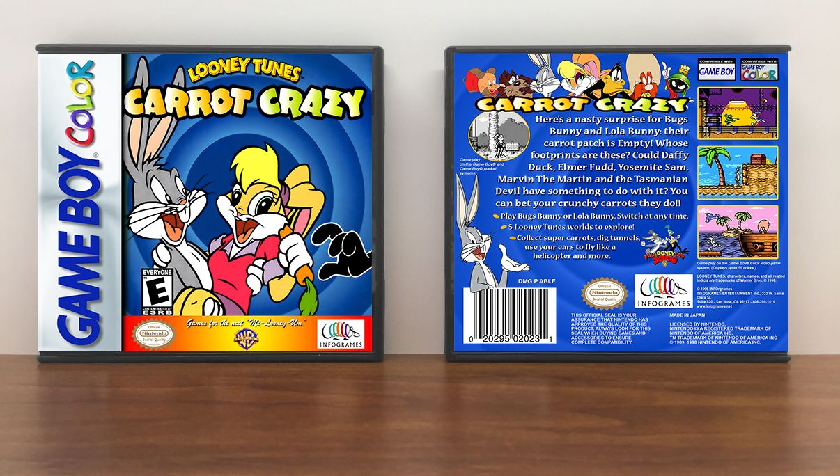 Looney Tunes: Carrot Crazy, Artwork Spine Color: Chrome