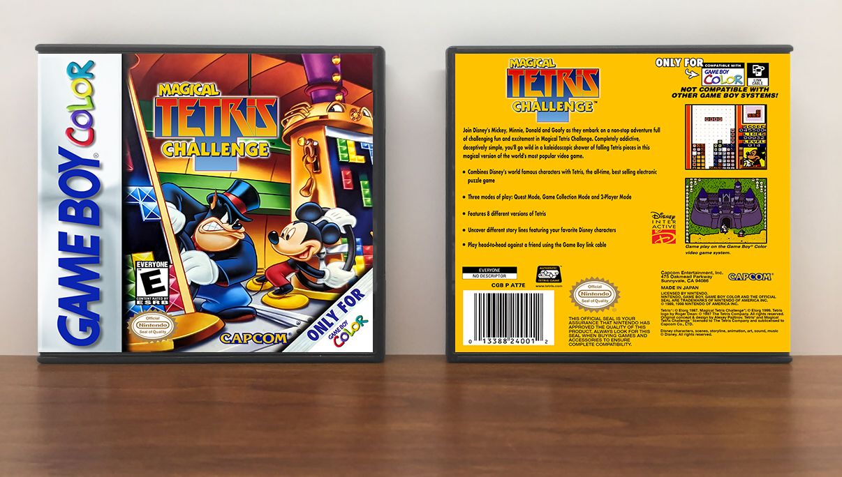 Magical Tetris Challenge, Artwork Spine Color: Chrome