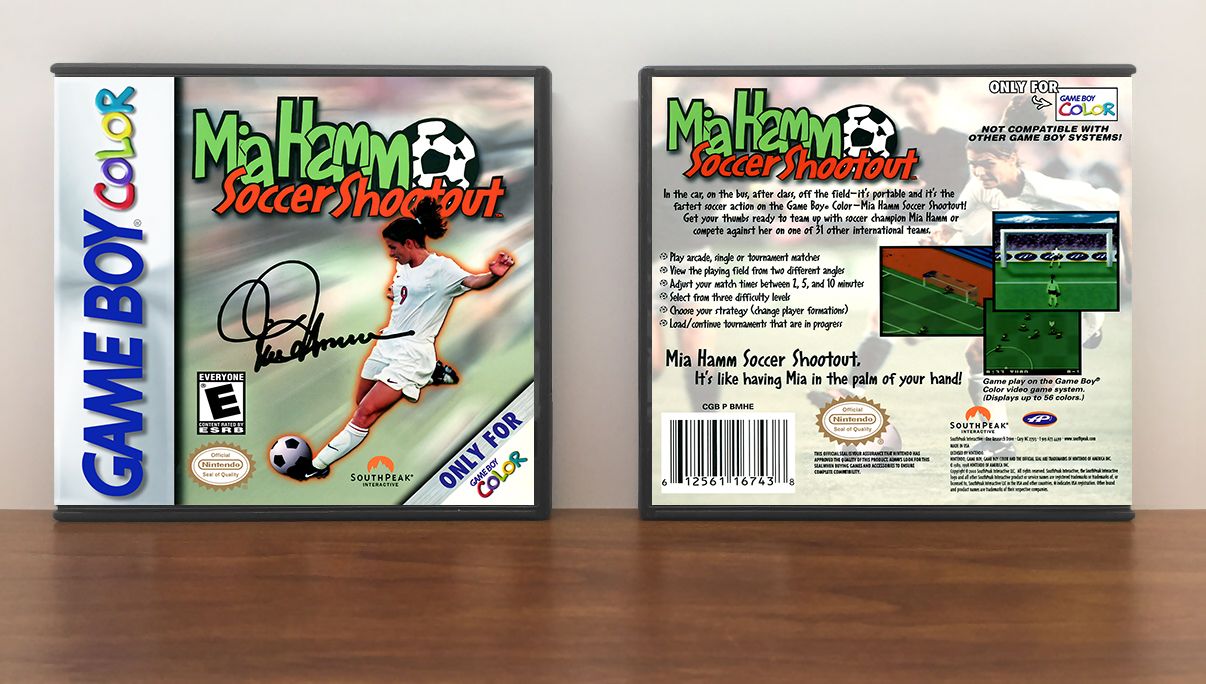 Mia Hamm Soccer Shootout, Artwork Spine Color: Chrome