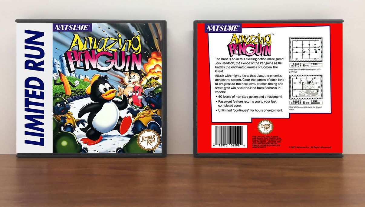 Amazing Penguin (Limited Run), Artwork Spine Color: Chrome