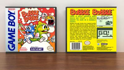 Bubble Bobble (Natsume), Artwork Spine Color: Chrome