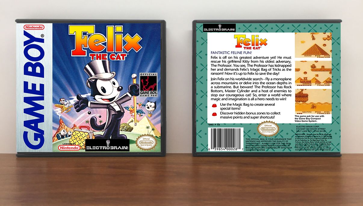 Felix the Cat (Electro Brain), Artwork Spine Color: Chrome