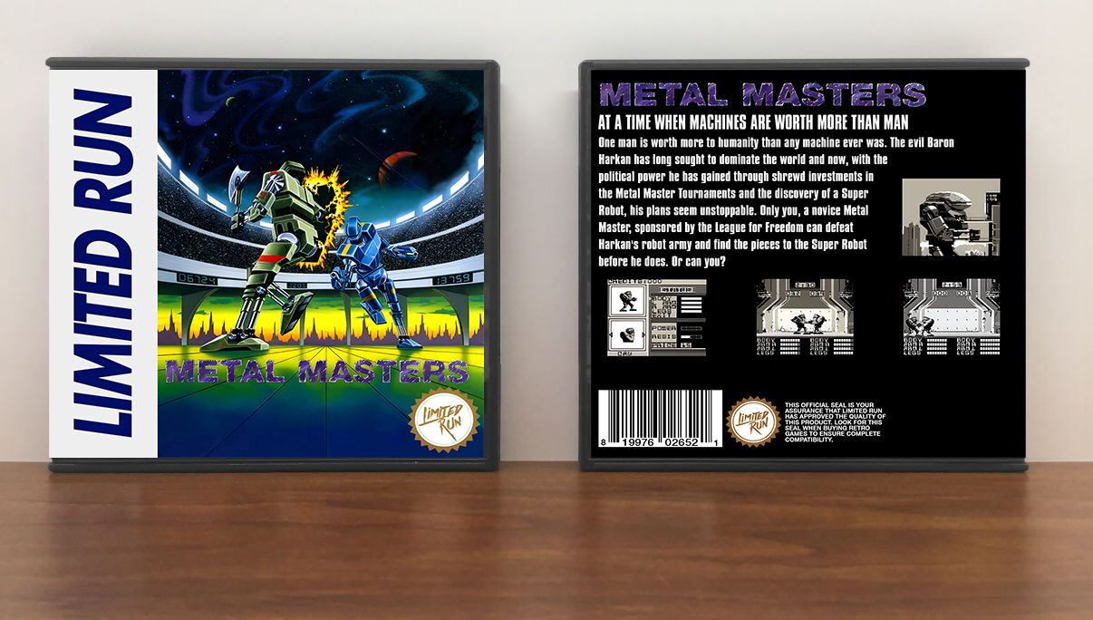 Metal Masters (Limited Run), Artwork Spine Color: Chrome