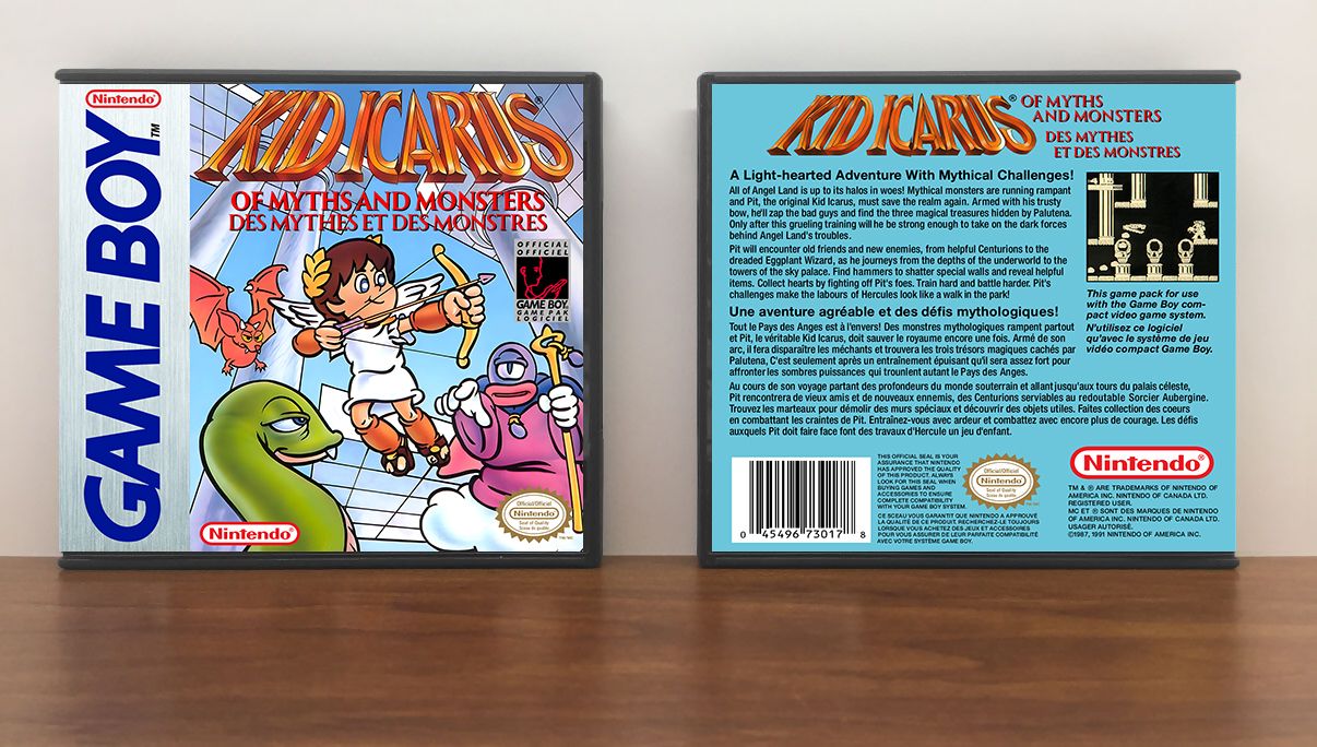 Kid Icarus: Of Myths and Monsters [CA], Artwork Spine Color: Chrome