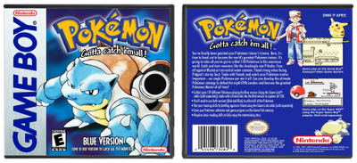 Pokemon Blue Version (Black ESRB)