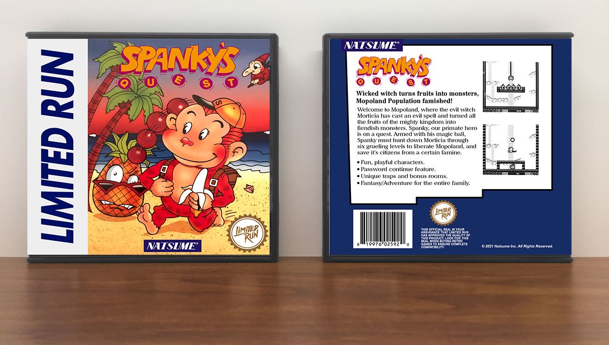 Spanky&#39;s Quest (Limited Run), Artwork Spine Color: Chrome