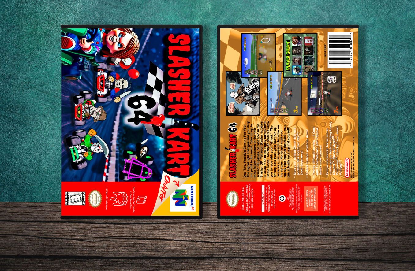 Slasher Kart 64, Case Color: DARK GREY (OEM DS CASE COLOR)